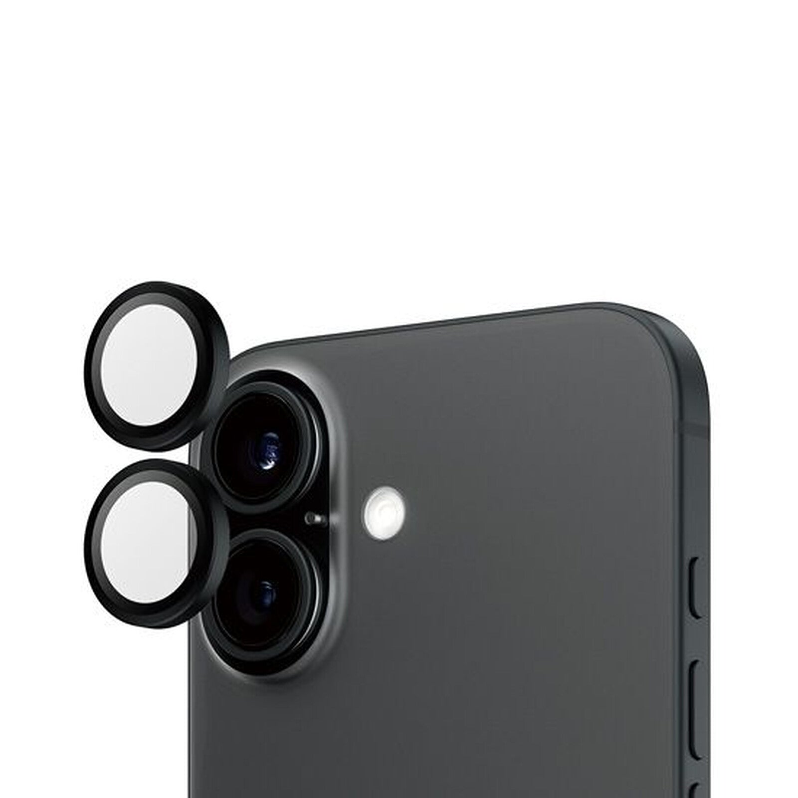 iPhone 16 camera lens protector installation on iPhone 16 Pro
