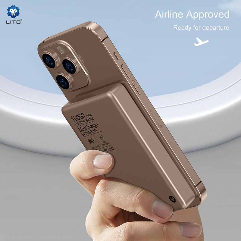 LITO LP01 10,000mAh Magnetic Power Bank – Fast & Secure Charging
