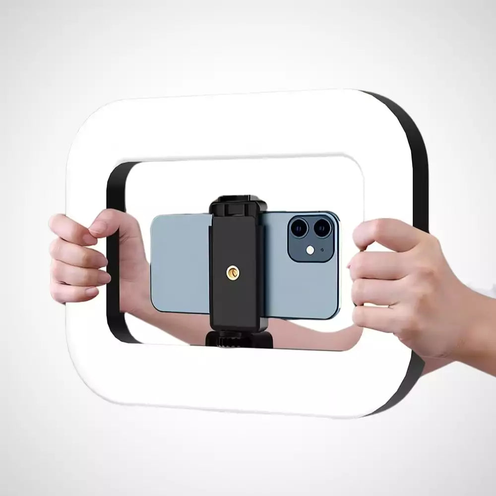 YM200 Camera Ring Light Video Rig – Adjustable 2500K-8500K, 20W Brightness