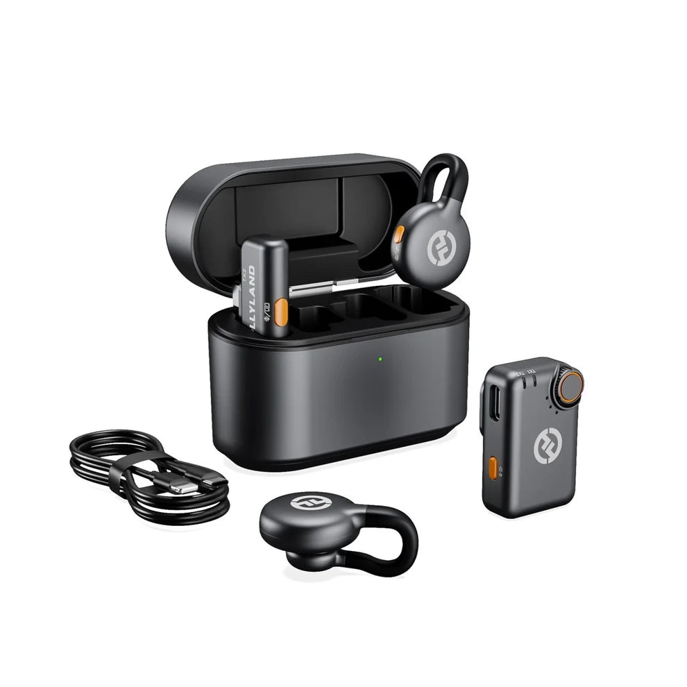 Hollyland LARK M2S wireless mic for iPhone content creators

