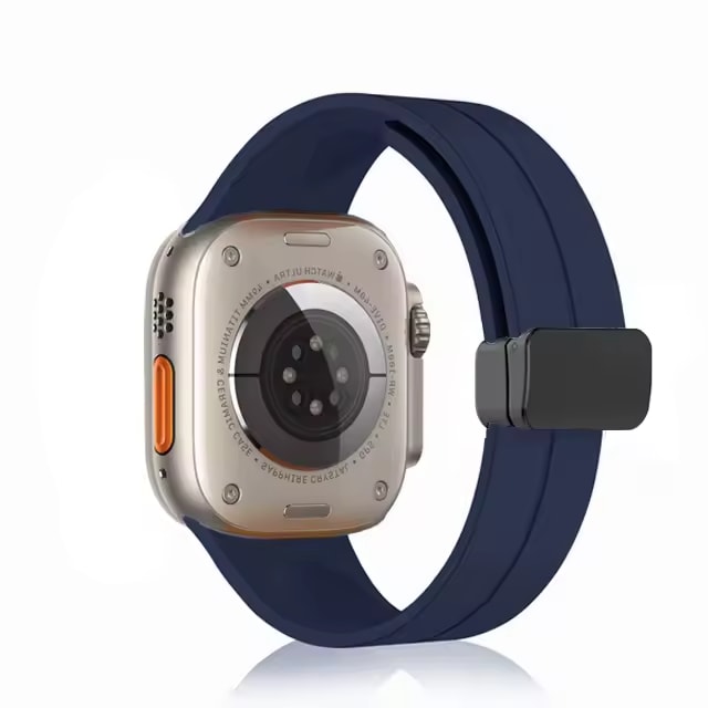 Magnetic Silicone Apple Watch Band – Midnight