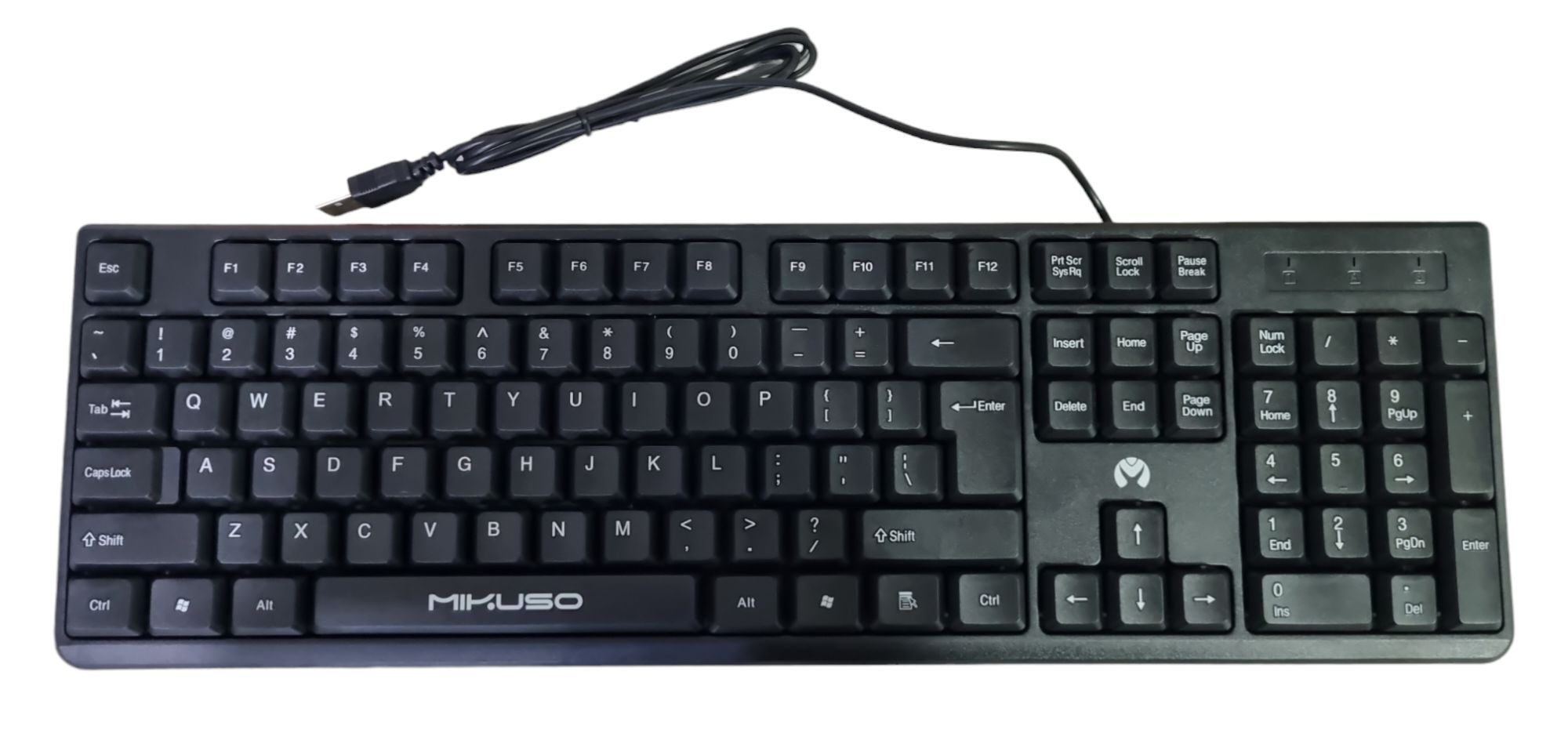 Mikuso KB-039U Wired Keyboard – Comfortable, Durable & USB Connection