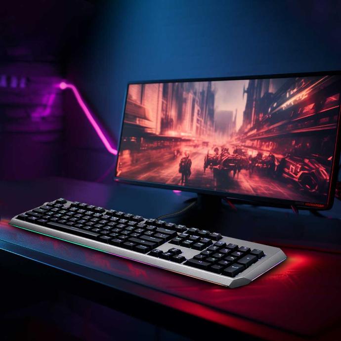 Porodo Gaming Wired Full Keyboard with Gateron Switch PDX219