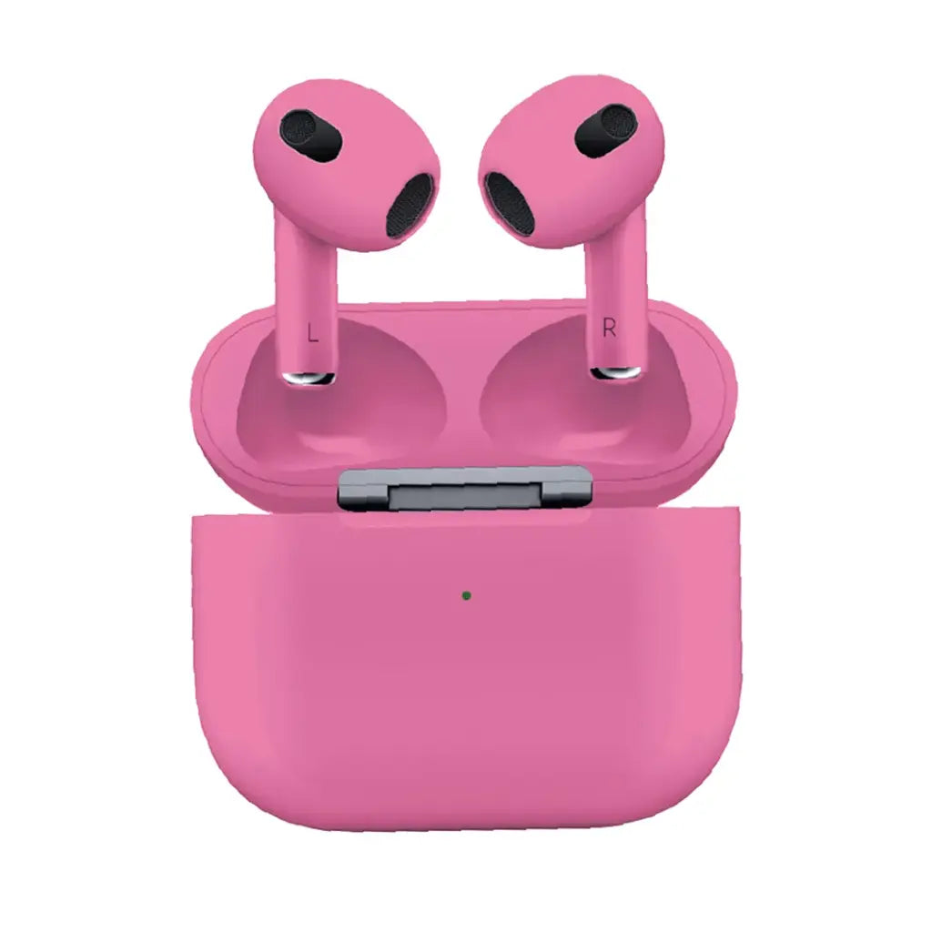 Porodo Blue Deep Bass Wireless Earbuds 3 Pink – TWS with charging case