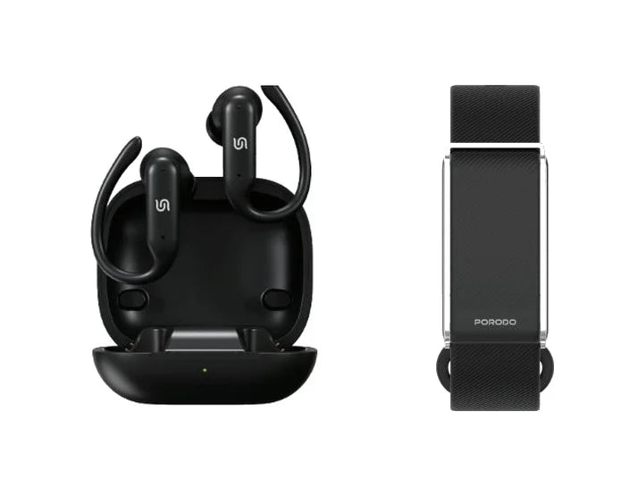 2-in-1 Smart Fitness Band & Earbuds Porodo ActiveX – Health Tracker