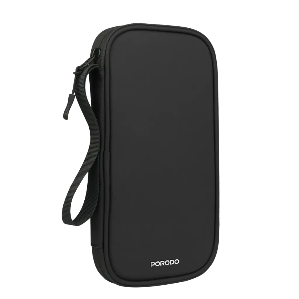 Smart Passport Holder Porodo Milano – RFID Blocking Travel Wallet