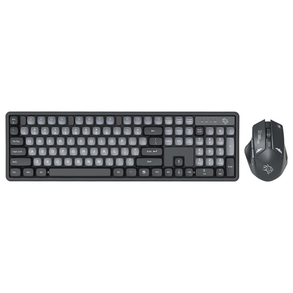 Porodo Gaming Wireless Keyboard Mouse Set 2.4GHz PDX225