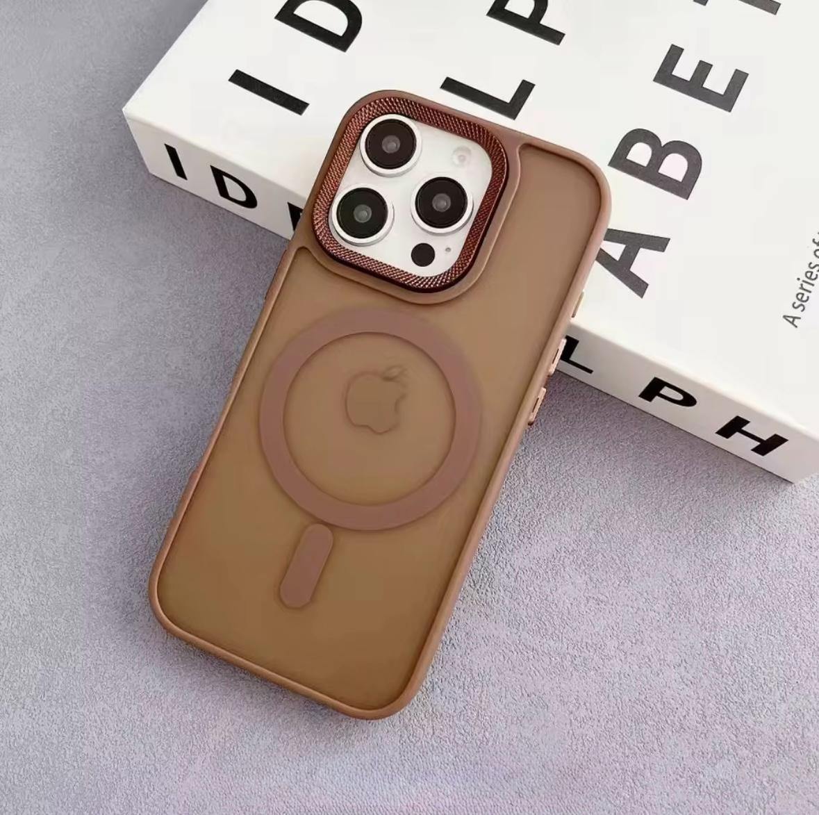 Matte Shockproof MagSafe Case – Metal Camera Frame Detail