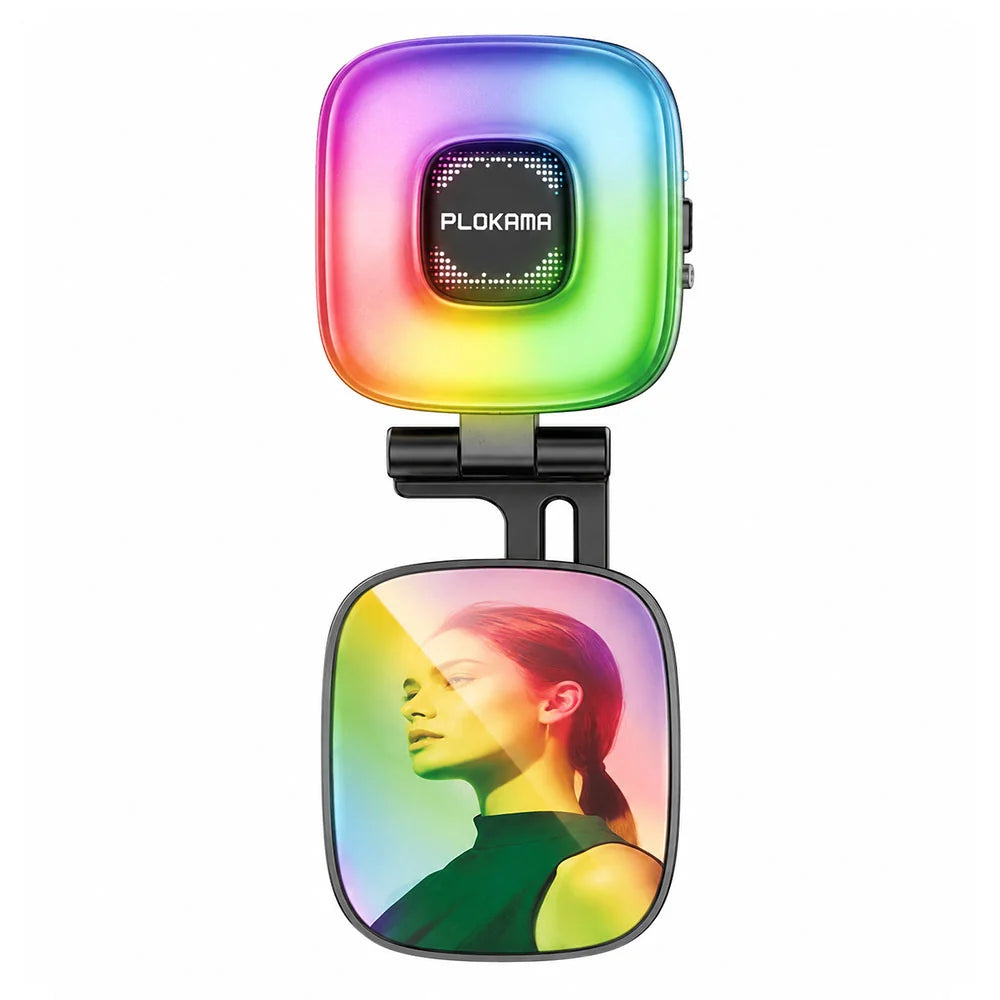 Plokama ML-50 Pro LED fill light – magnetic back, Type-C charging, 76g