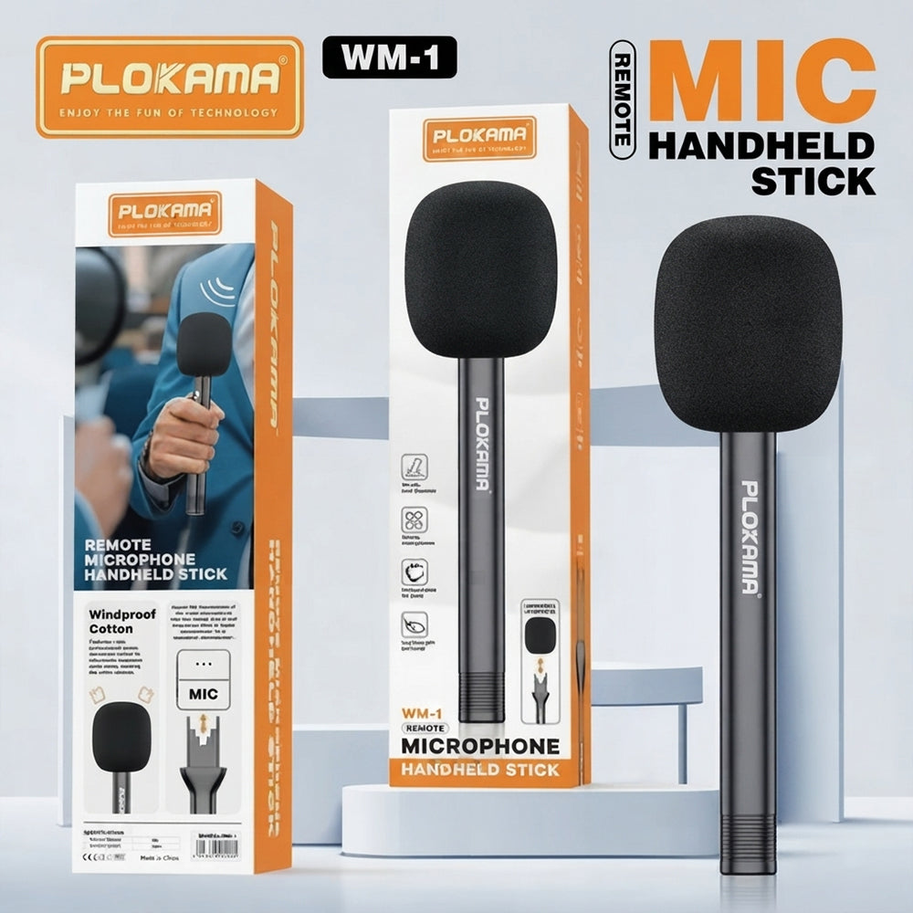Plokama WM-1 mic handle ergonomic grip