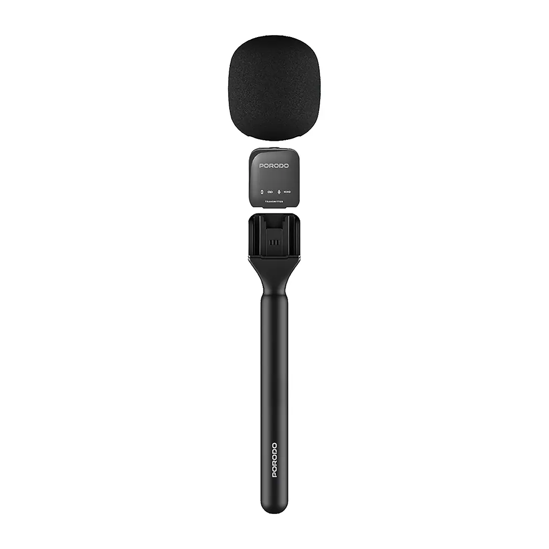 Porodo PD-LFST133 lavalier mic – Type-C charging, 10–12h battery
