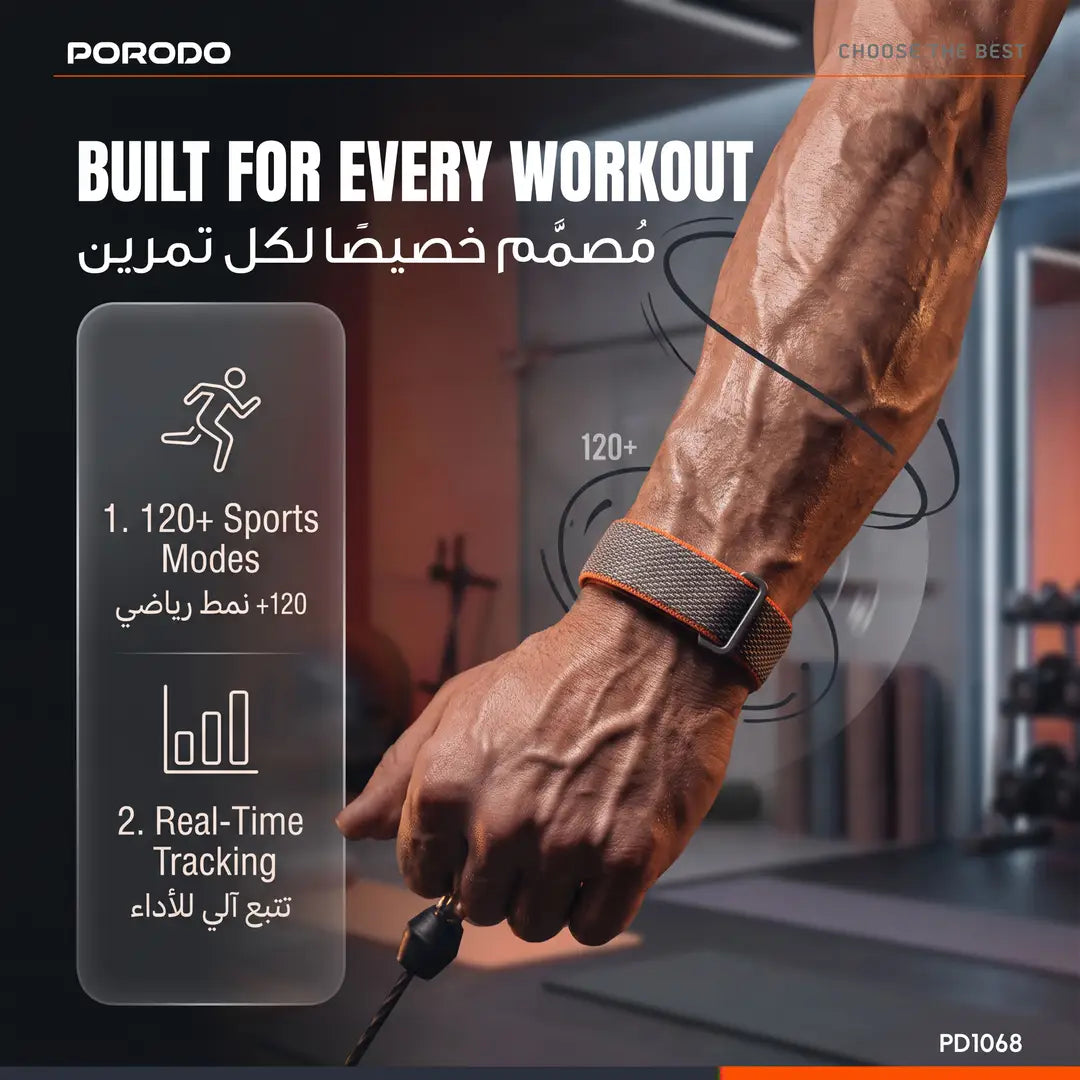 Porodo TrackFit Evo sleep and heart rate tracking