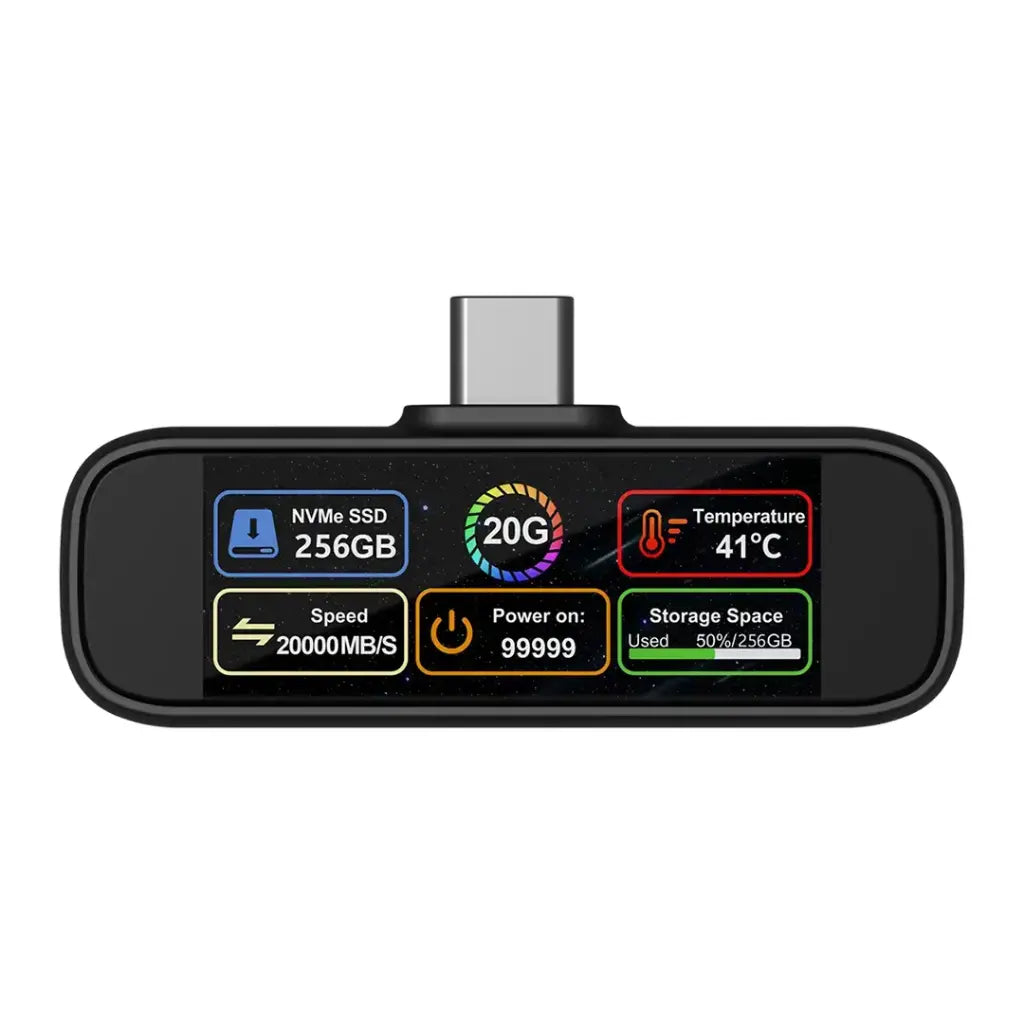 Powerology VaultX Mini SSD – USB-C Connected to MacBook