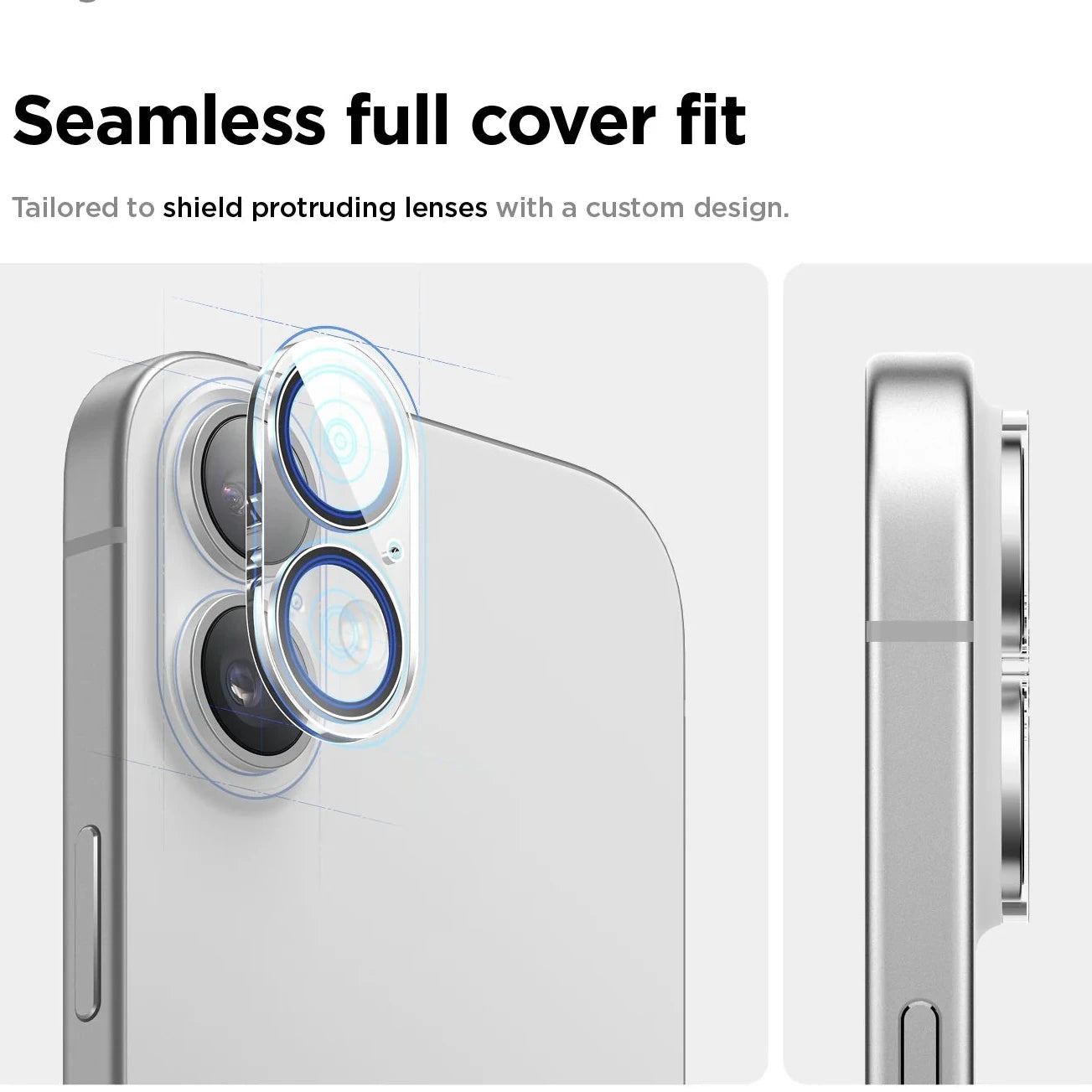 iPhone 17 camera protector module coverage detail