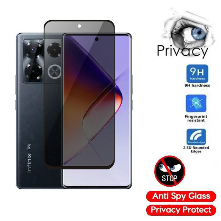 Infinix Hydrogel Matte Privacy Screen Protector – Anti-Glare & Anti-Spy