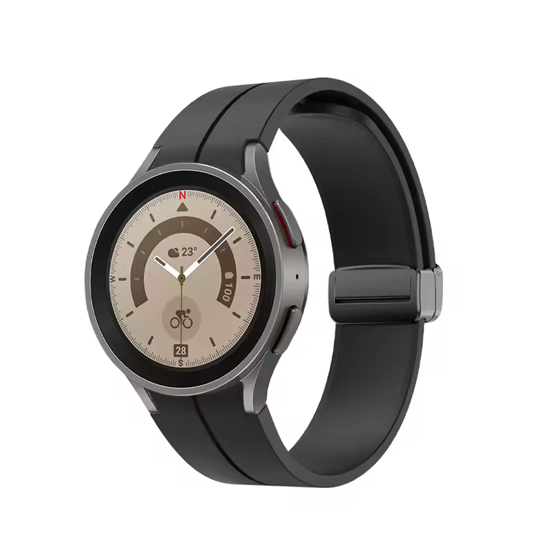 Original Magnetic Silicone Strap for Samsung, Xiaomi, Huawei Watches