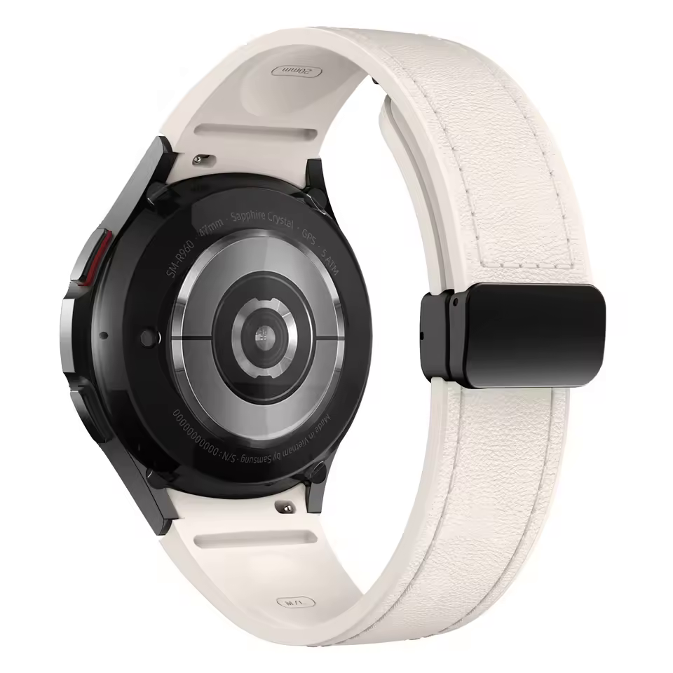 Premium Leather Magnetic Band | Samsung Galaxy & Huawei Compatible