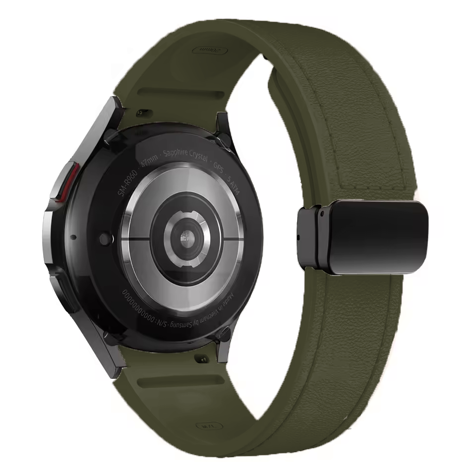Premium Leather Magnetic Band | Samsung Galaxy & Huawei Compatible