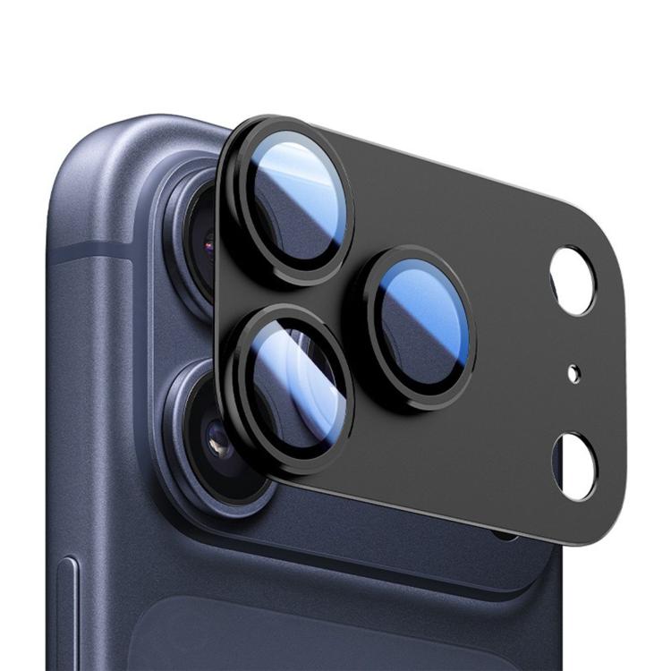 iPhone 17 Full Camera Protector – Silver Titanium Ring on iPhone 17 Pro