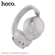 HOCO W53 Plus ANC headphones front view black