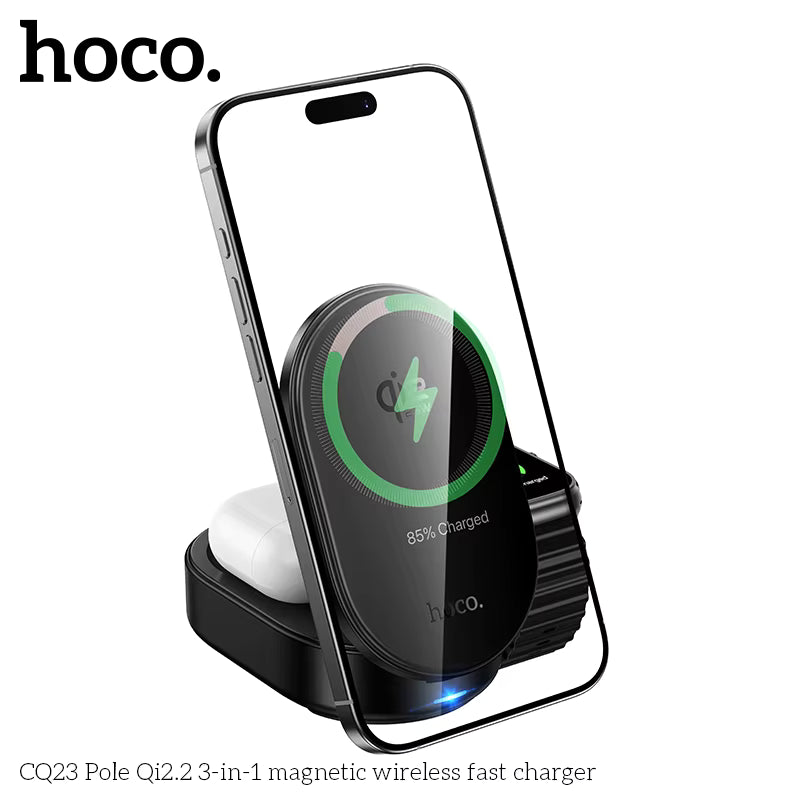 HOCO CQ23 25W magnetic wireless charging station - design detail