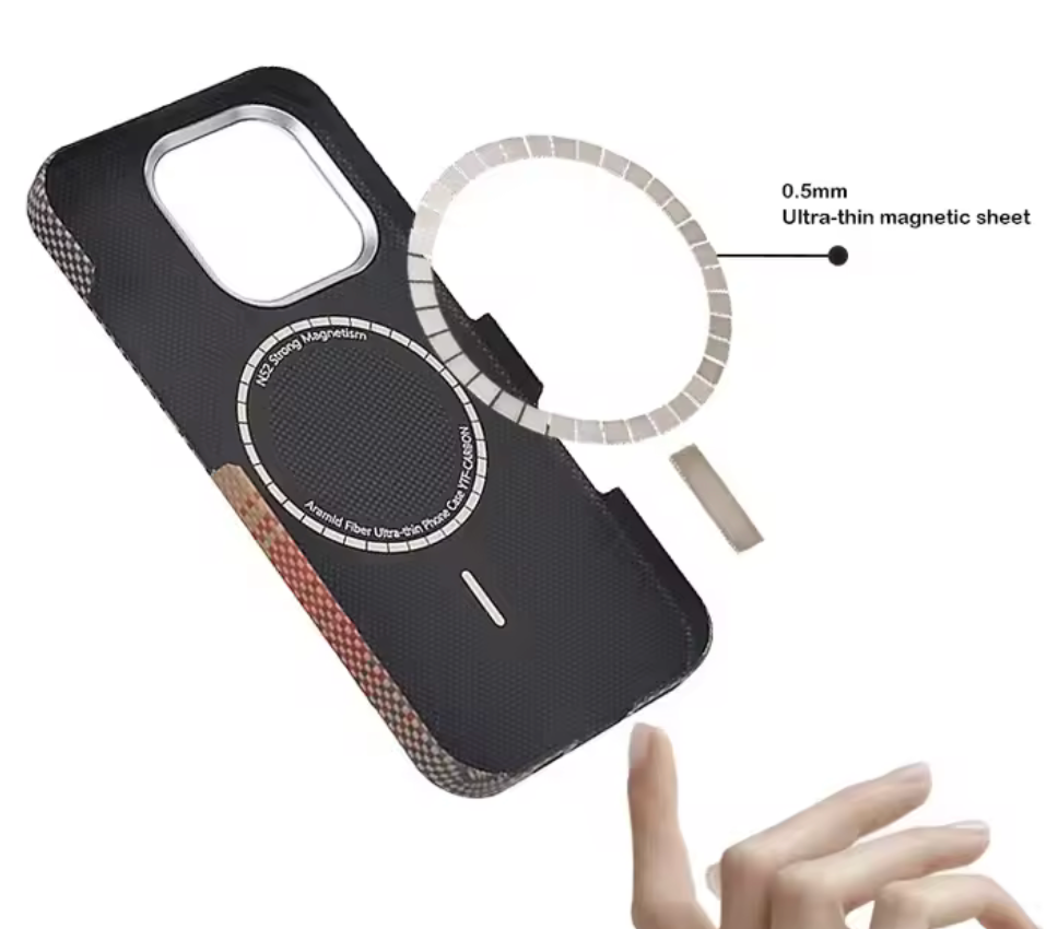 Brown Knit MagSafe Case for iPhone – Stylish Slim Protection