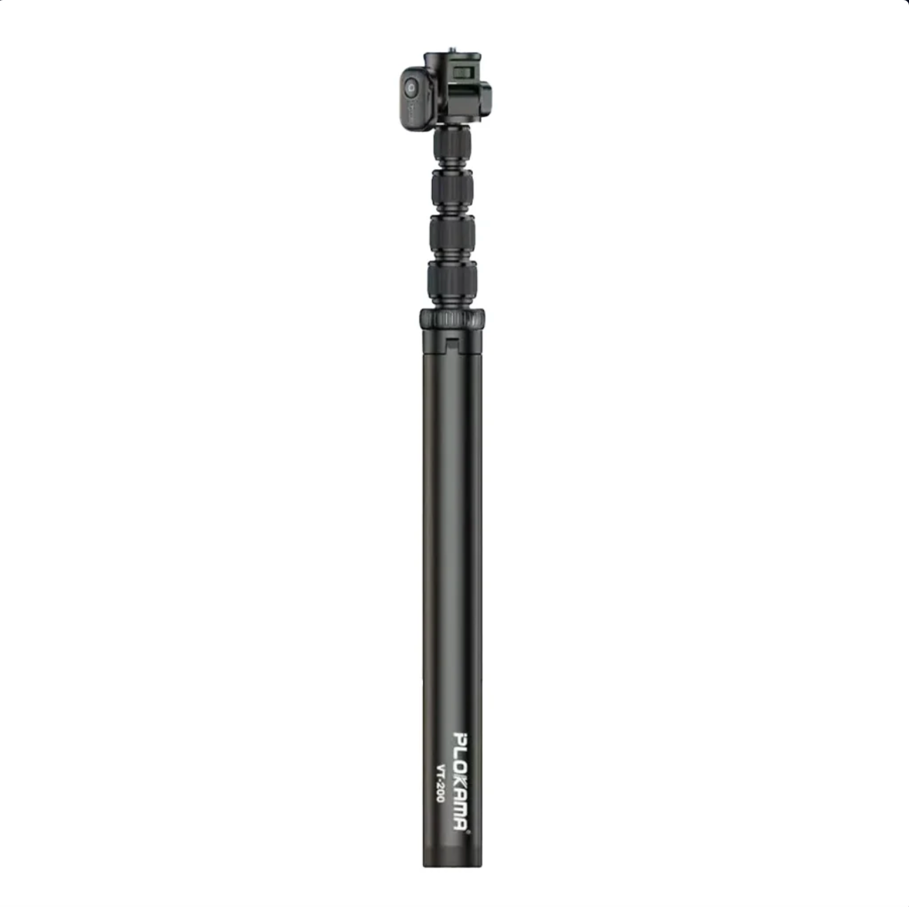 Plokama VT-200 200cm adjustable tripod stand for smartphones
