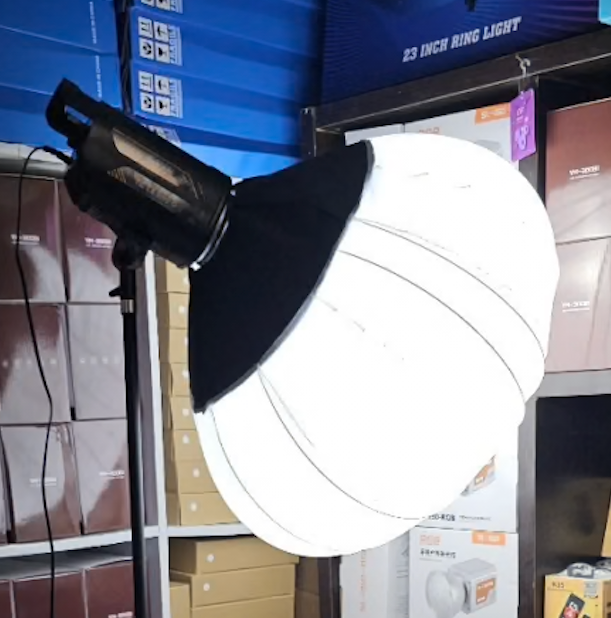YM-300Bi 150W bi-color LED softbox light with digital display