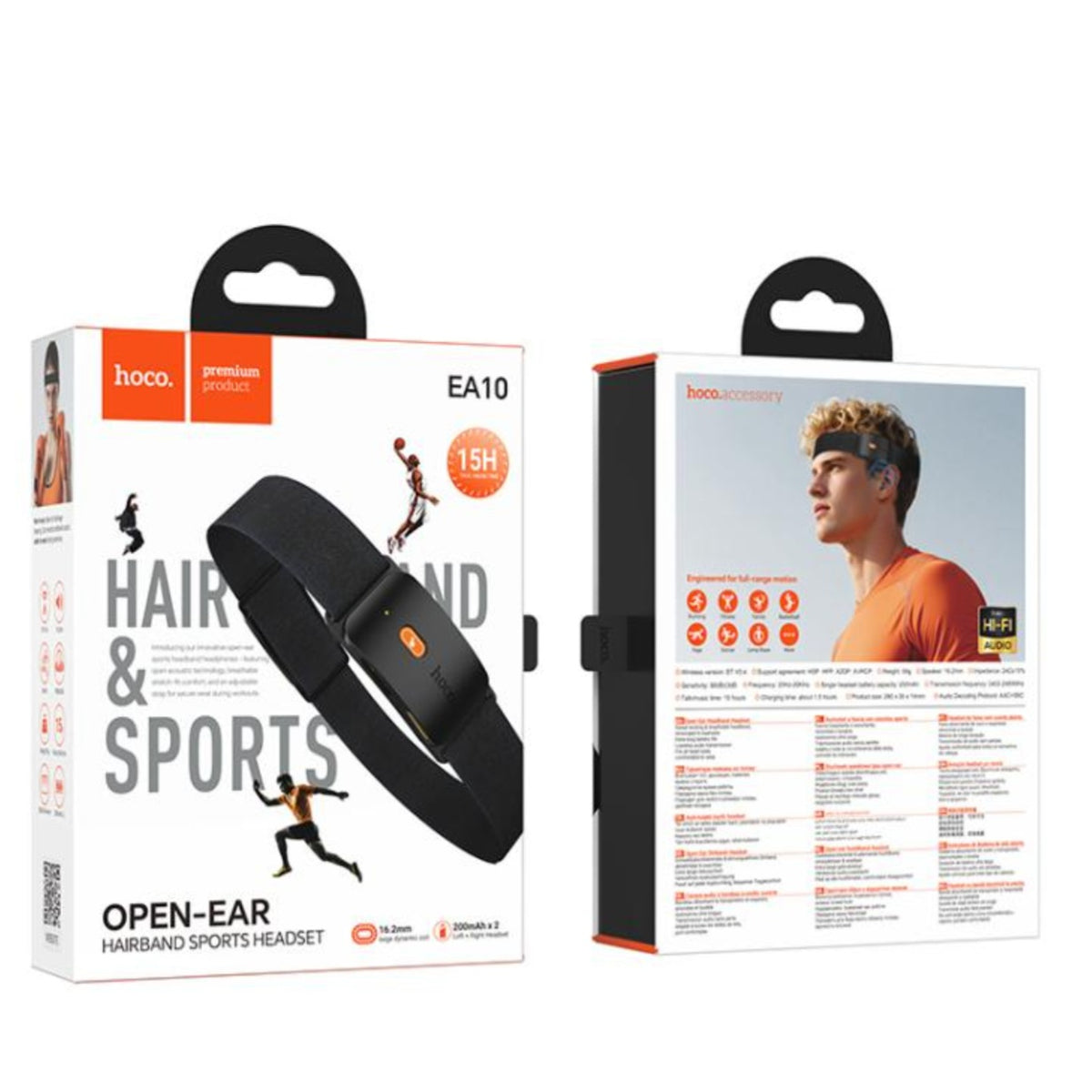 Open-Ear Sports Headband Bluetooth Headset HOCO EA10 - 15H