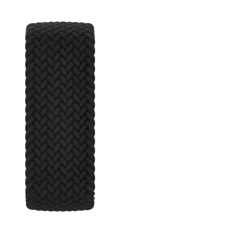 Braided Solo Loop Apple Watch Band – Gray Color