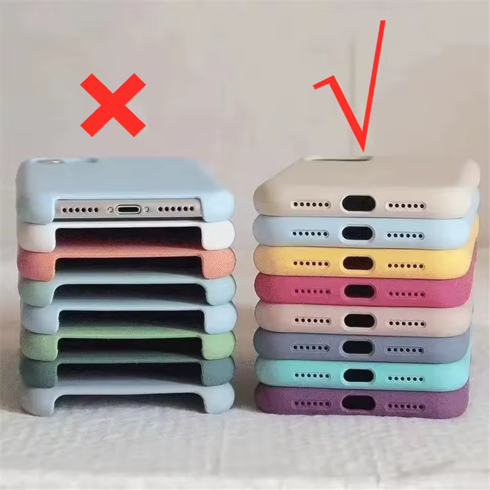 iPhone 17 Pro Max Silicone Case Back View – Premium Silicone