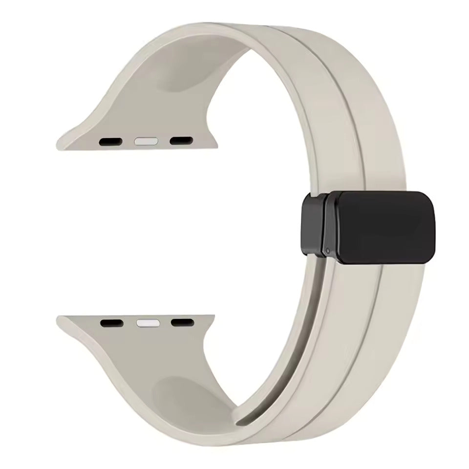Magnetic Silicone Apple Watch Band – Starlight