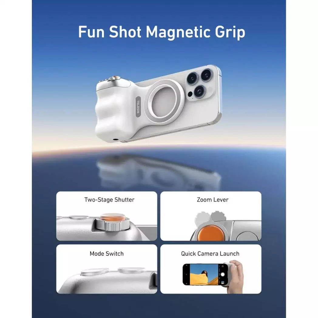 TELESIN Fun Shot Magnetic Grip