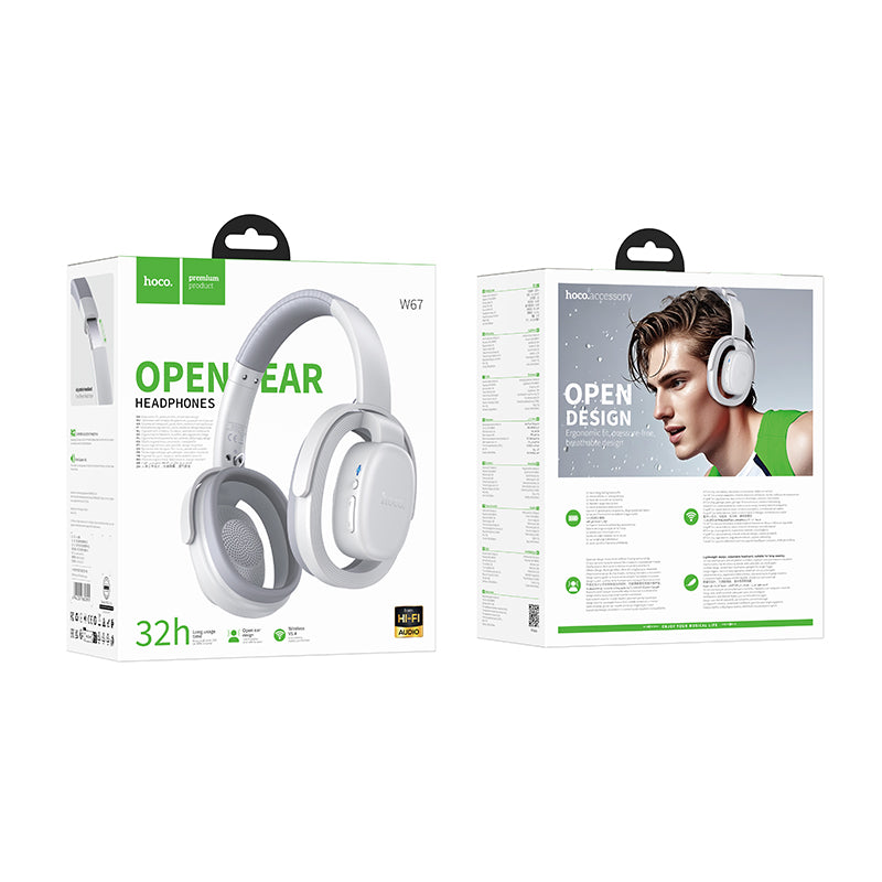 HOCO W67 Wireless Headphones | Bluetooth 5.4 | AUX Support