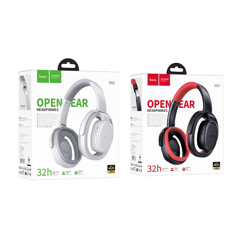 HOCO W67 Wireless Headphones | Bluetooth 5.4 | AUX Support