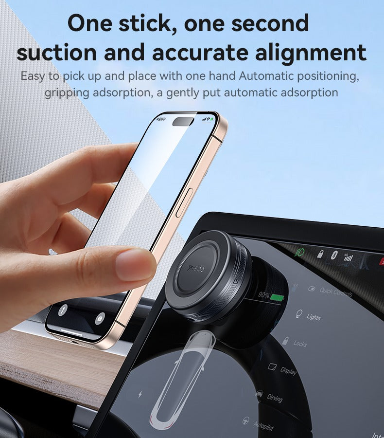 Yesido C223 Electric Vacuum Suction Magsafe Car Holder + Charger
