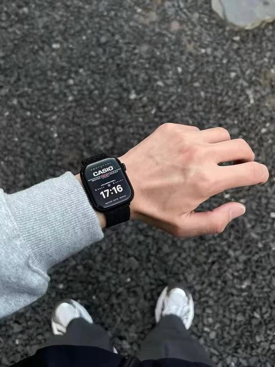Comfort-Fit Braided Stretch Band – Compatible with All Apple Watch Series