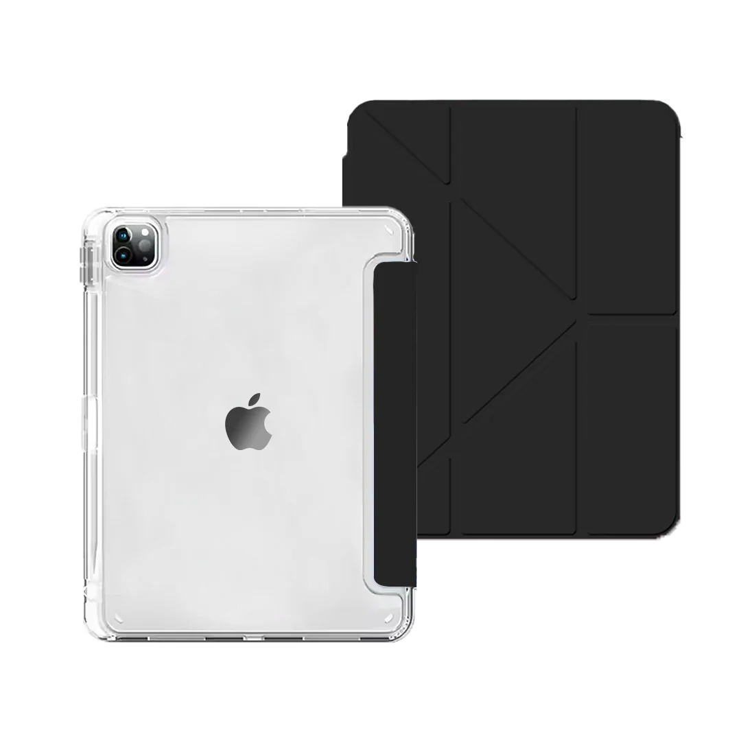 Smart Tri-Fold iPad Case with Clear Back for iPad 10.9 / 11 (A16)