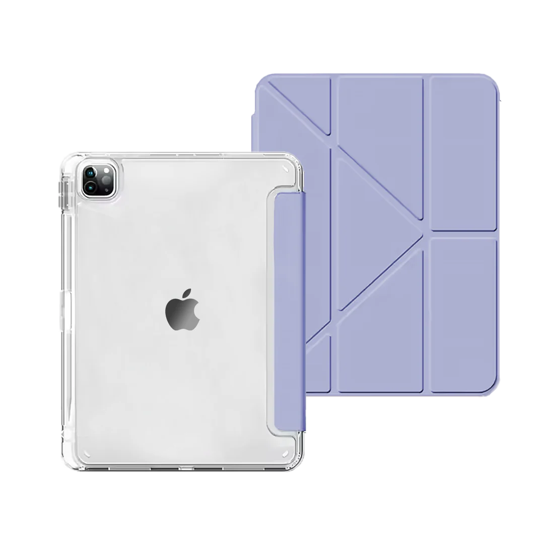 Smart Tri-Fold iPad Case with Clear Back for iPad 10.9 / 11 (A16)