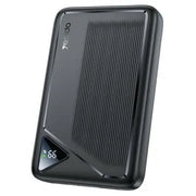 YESIDO YP82 10000mAh power bank with digital display in black.

