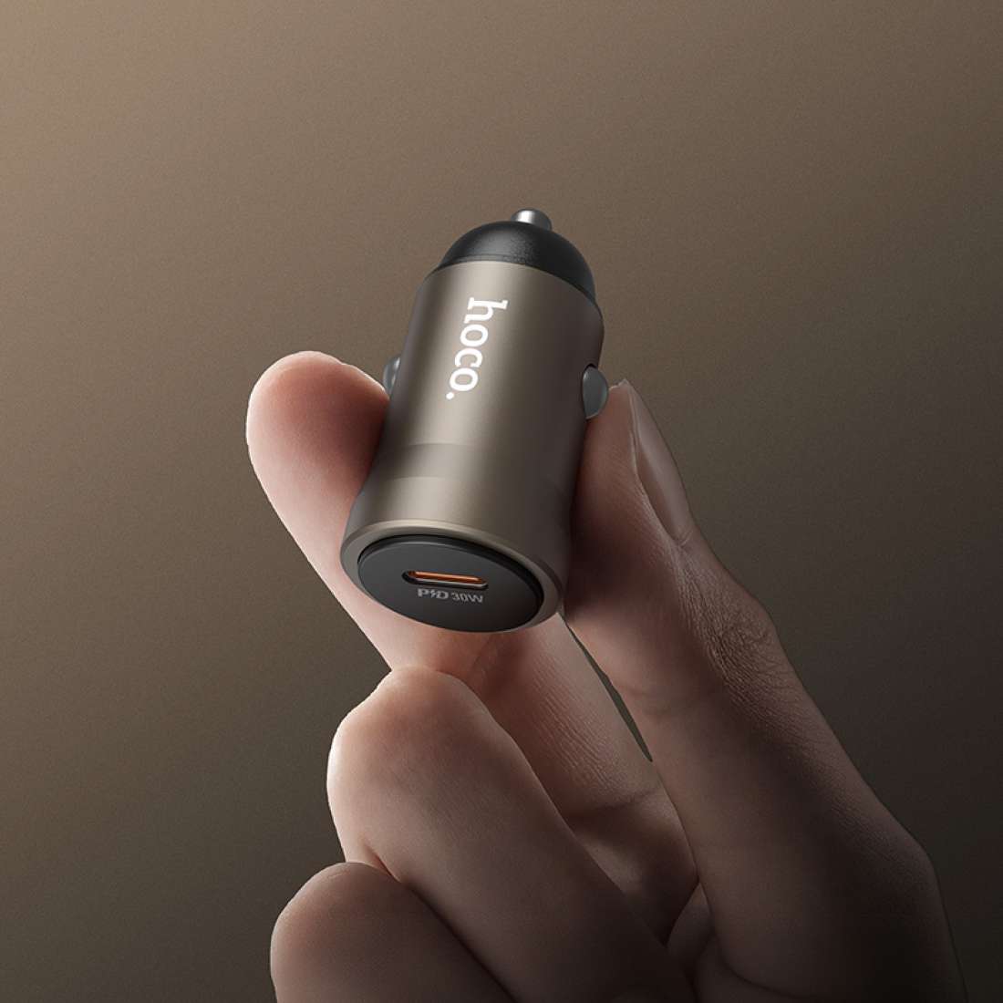 Fast charging car adapter HOCO PD 30W USB-C charger
