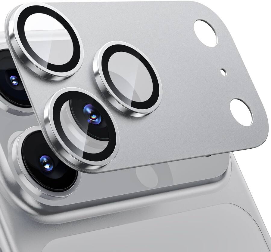 iPhone 17 Full Camera Protector – Black Ring Color Option