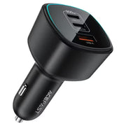ACEFAST Fast Charge Car Charger B18 200W (2×USB-C + 1×USB-A)