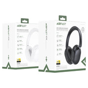 ACEFAST H12 ANC wireless headset with over-ear design in black.
