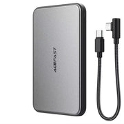 Acefast M30 magnetic wireless power bank attached to smartphone
