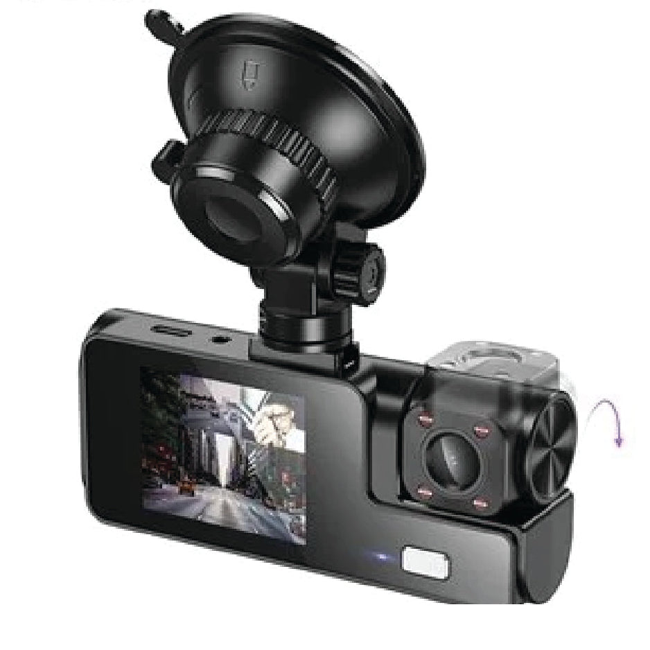 HOCO DI60 3-channel car dash cam