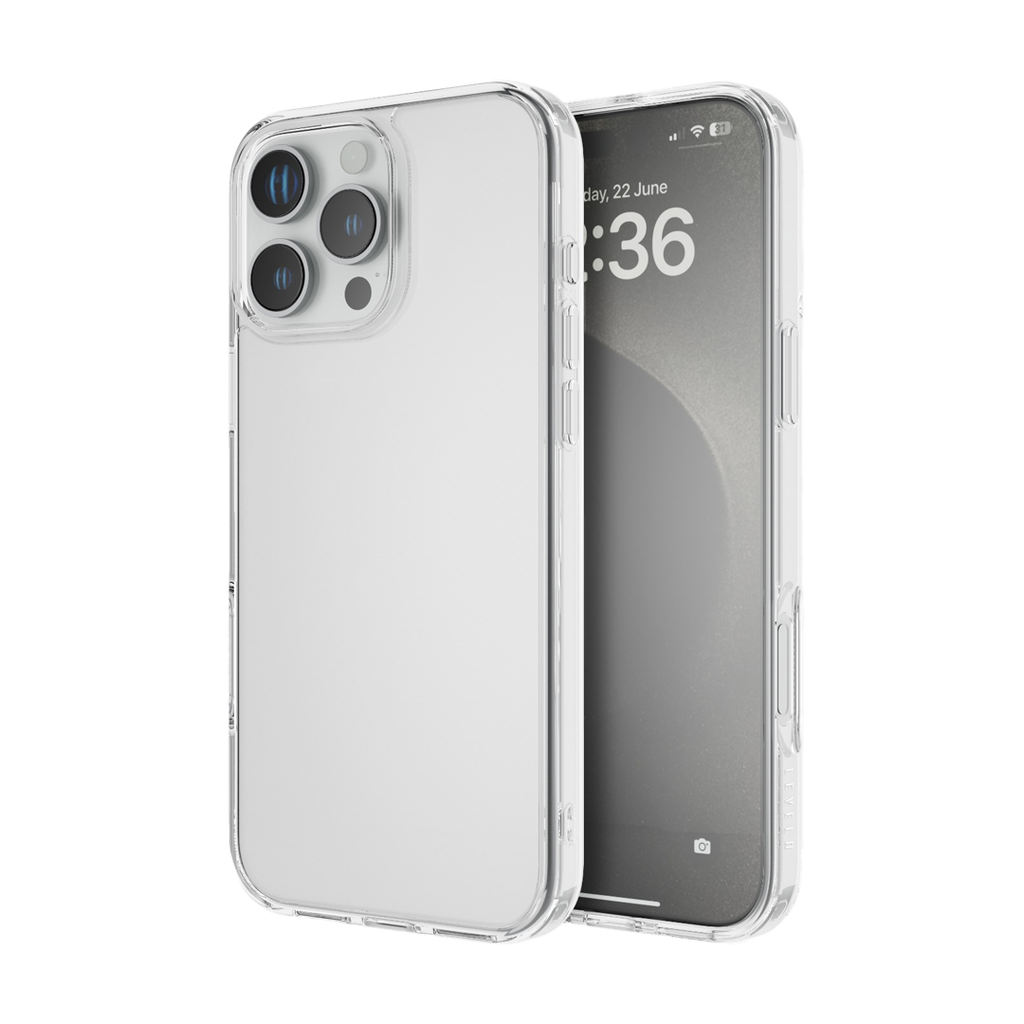 X-Level Sparkling Slim Cover for iPhone – Clear Protective Case
