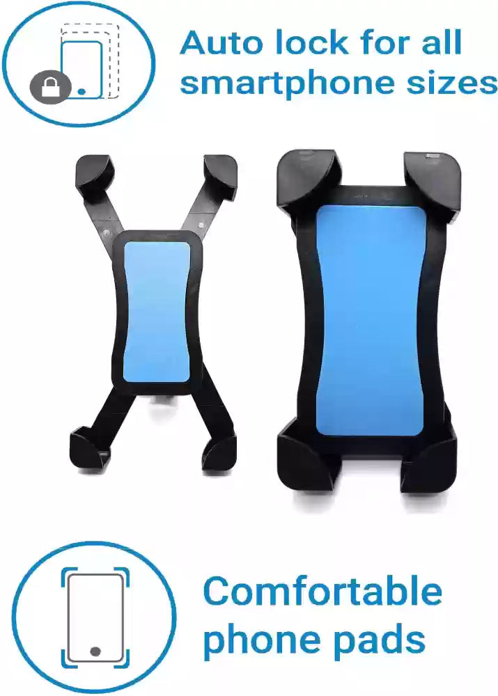 360° Rotating Phone Mount for Motorcycles & Bicycles