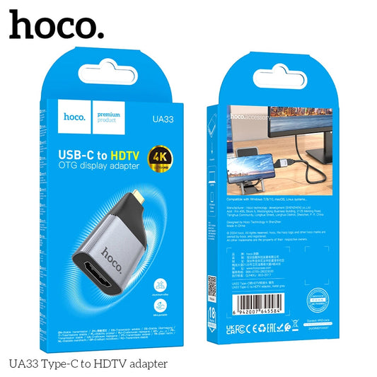 HOCO USB-C to HDTV OTG – 4K High-Definition Video & Audio Adapter