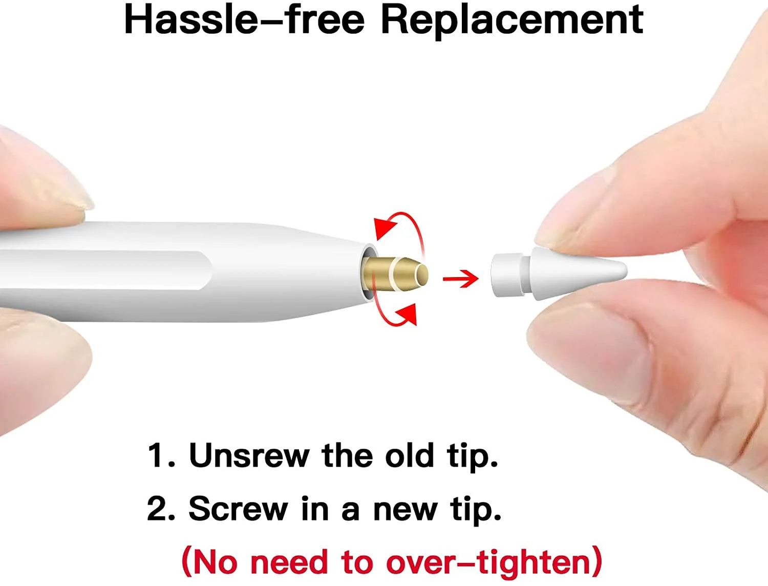 Apple Pencil 1st and 2nd gen compatible tips comparison